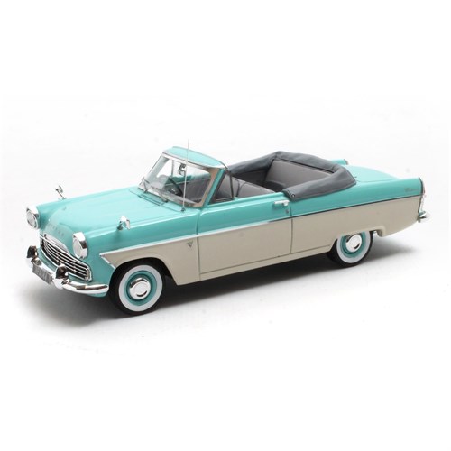Matrix Ford Zodiac Mk.II 206E Convertible 1958-1962 - Turquoise/White 1:43 model car