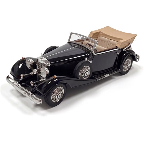 Matrix Mercedes 500K Cabriolet C 1935 - Black 1:43 model car
