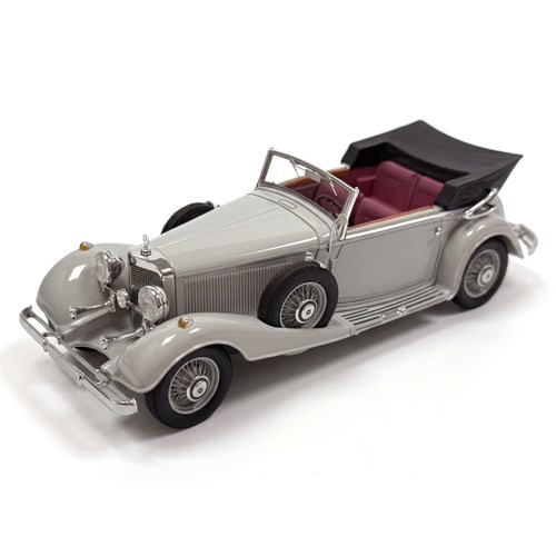 Matrix Mercedes 500K Cabriolet C 1935 - Grey 1:43 model car