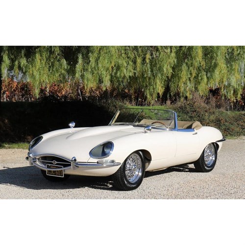 Matrix Jaguar E-Type Roadster Frua 1966 - Roof Open - White 1:43 model car