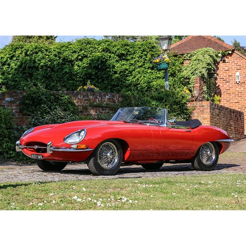 Matrix Jaguar E-Type Roadster Frua 1966 - Roof Open - Red 1:43 model car