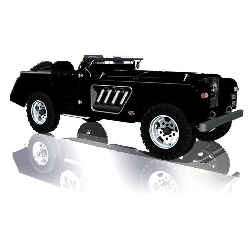Matrix Land Rover 109 Bell Aurens Longnose - Open Roof - Black 1:43 model car
