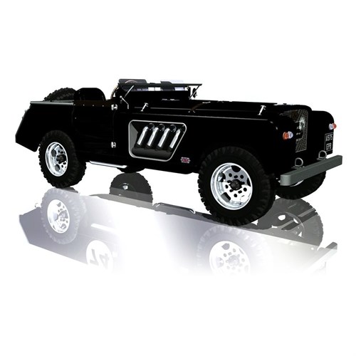 Matrix Land Rover 109 Bell Aurens Longnose - Closed Roof - Black 1:43 model car