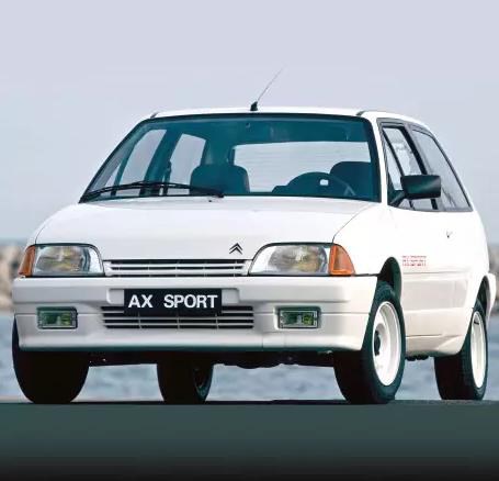 Norev Citroen AX Sport 1987 - White 1:18 model car