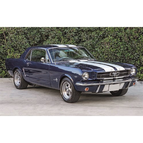 Norev Ford Mustang Coupe 1966 - Nightmist Blue Metallic 1:18 model car