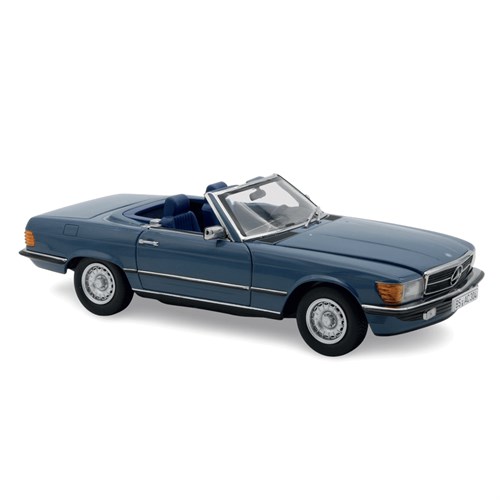 Norev Mercedes 500 SL 1982 - Labrador Blue 1:18 model car