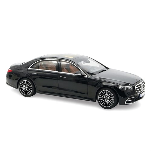 Norev Mercedes S-Class AMG-Line 2021 - Obsidian Black Metallic 1:18 model car