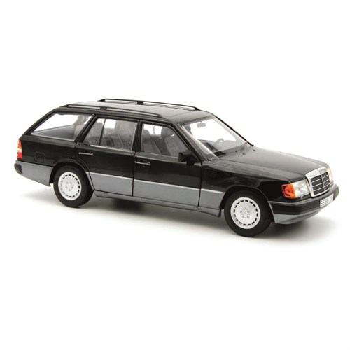 Norev Mercedes 300D T-Model 1990 - Blueblack Metallic 1:18 model car