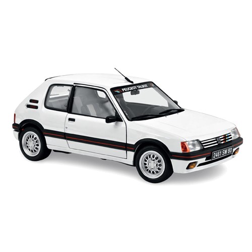Norev Peugeot 205 GTI 1.9 w. PTS Detail 1989 - Meije White 1:18 model car