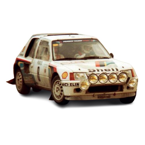 Norev Peugeot 205 T16 - 1985 Monte Carlo Rally - #8 Bruno Saby 1:18 model car