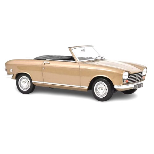 Norev Peugeot 204 Cabriolet 1967 - Metallic Beige 1:18 model car