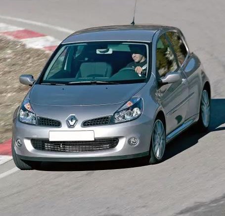 Norev Renault Clio R.S. 2007 - Silver 1:18 model car