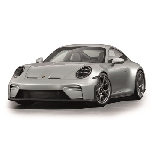 Norev Porsche 911 GT3 w. Touring Pack 2025 - Silver Metallic 1:18 model car