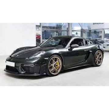 Norev Porsche Cayman GT4 RS w. Weissach Package 2023 - Brewster Green 1:18 model car