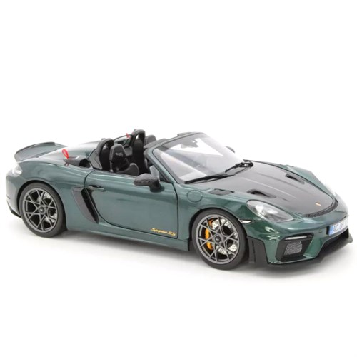 Norev Porsche 718 Spyder RS w. Weissach Package 2023 - Forest Green 1:18 model car