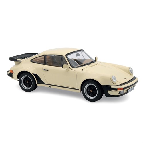 Norev Porsche 911 Turbo 3.3 1980 - Chiffon White 1:18 model car