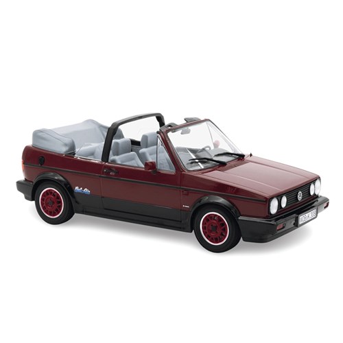 Norev Volkswagen Golf Cabriolet Bel Air 1992 - Ruby Red 1:18 model car
