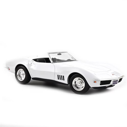 Norev Chevrolet Corvette Convertible 1969 - Can Am White 1:18