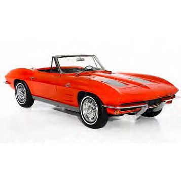 Norev Chevrolet Corvette Stingray Cabriolet 1963 - Riverside Red 1:18 model car