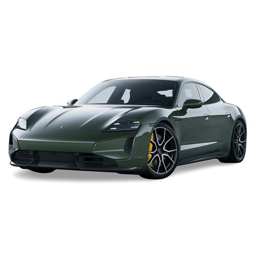 Norev Porsche Taycan Turbo S 2024 - Oakgreen Neo 1:43 model car