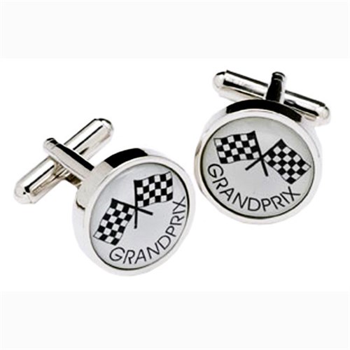 Grand Prix Flag Cufflinks