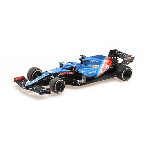 Minichamps Alpine A521 - 2021 Hungarian Grand Prix - #14 F. Alonso 1:43