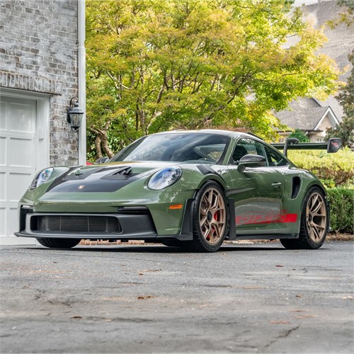 Minichamps Porsche 911 (992) GT3 RS 2024 - Dark Olive Metallic 1:43 model car