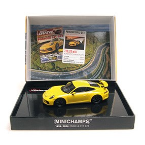 Minichamps Porsche 911 GT3 2017 - Sport Auto Yellow 1:43 model car