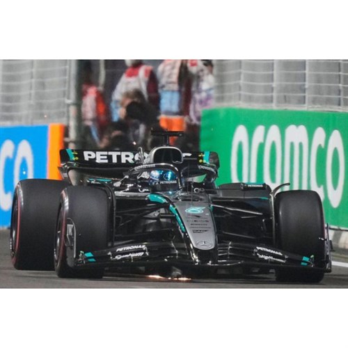 Minichamps Mercedes F1 W16 - 1st 2025 Singapore Grand Prix - #63 George Russell 1:43 model car