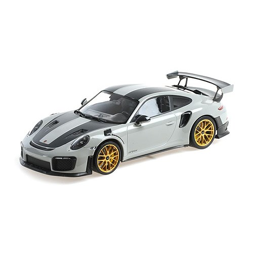 Minichamps Porsche 911 GT2 RS 2018 - Chalk W. Weissach Package 1:18