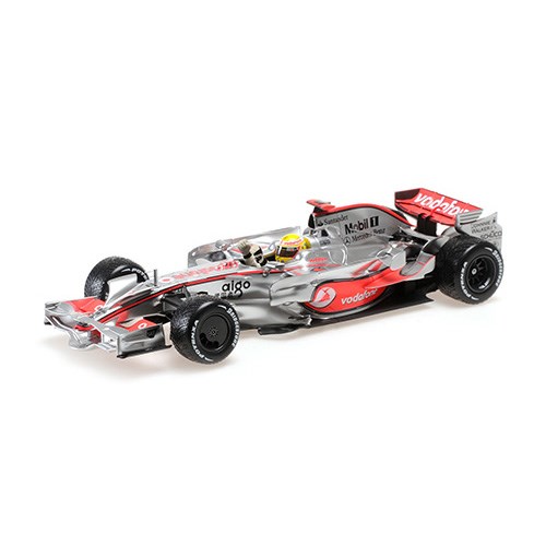 Minichamps McLaren MP4/23 - 2008 Brazilian Grand Prix - World Champion - #22 L. Hamilton 1:18