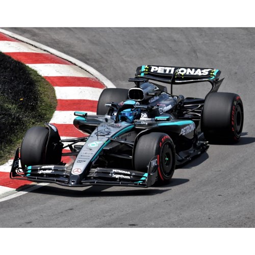 Minichamps Mercedes F1 W16 - 1st 2025 Canadian Grand Prix - #63 George Russell 1:18 model car