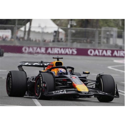 Minichamps Red Bull RB21 - 1st 2025 Azerbaijan Grand Prix - #1 Max Verstappen 1:18 model car