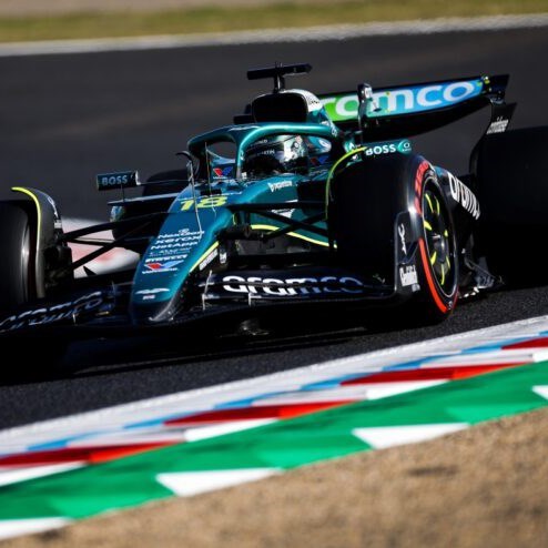 Minichamps Aston Martin AMR26 - 2026 Japanese Grand Prix - #18 Lance Stroll 1:18 model car