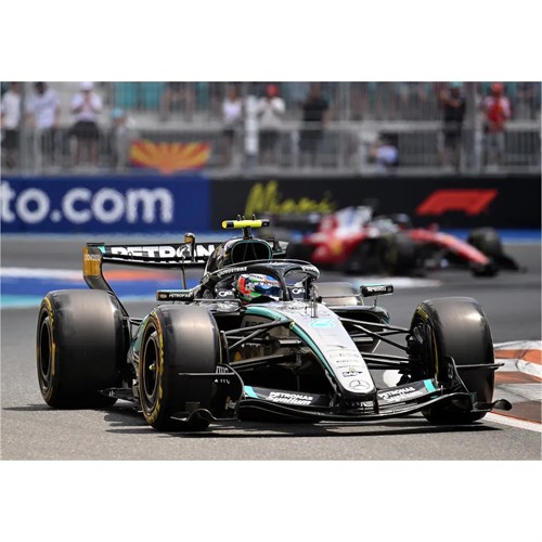 Minichamps Mercedes F1 W17 - 1st 2026 Miami Grand Prix - #12 Andrea Kimi Antonelli 1:18 model car