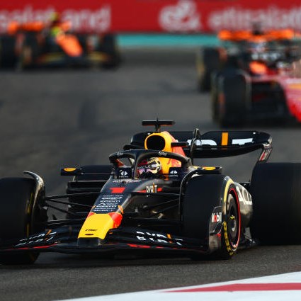 Minichamps Red Bull RB19 - 1st 2023 Abu Dhabi Grand Prix - #1 M. Verstappen 1:18