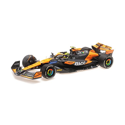 Minichamps McLaren MCL38 - 1st 2024 Miami Grand Prix - #4 L. Norris 1:18