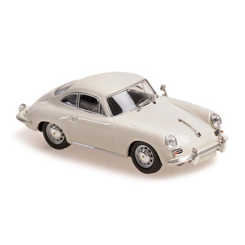 Maxichamps Porsche 356C Coupe 1965 - White 1:43 model car