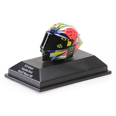 Minichamps AGV Helmet - 2019 Misano MotoGP - #46 V. Rossi 1:8