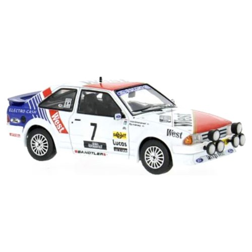 IXO Ford Escort Mk.III RS Turbo - 1985 Haspengouw Rally - #7 Stig Andervang 1:43 model car
