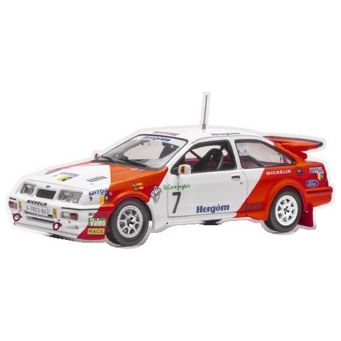 IXO Ford Sierra RS Cosworth - 1989 Rally El Corte Ingles - #7 Jesus Puras 1:43 model car