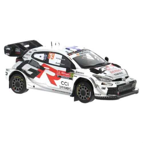 IXO Toyota GR Yaris Rally1 - 2025 Rally Portugal - #69 Kalle Rovanpera 1:43 model car