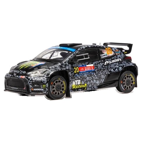 IXO Toyota GR Yaris Rally2 - 2025 Rally Chile - #20 Oliver Solberg 1:43 model car