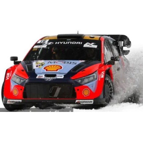 IXO Hyundai i20 N Rally1 - 1st 2025 Rally Hivernal Du Devoluy - #16 Adrien Fourmaux 1:43 model car