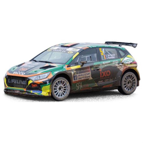 IXO Hyundai i20 N Rally2 - 2025 Spa Rally - #5 Cedric De Cecco 1:43 model car