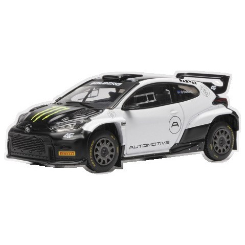 IXO Toyota GR Yaris Rally2 - 2026 Sweden Test - Lando Norris 1:43 model car