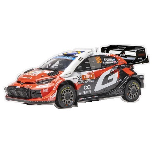 IXO Toyota GR Yaris Rally1 - 2026 Safari Rally - #99 Oliver Solberg 1:43 model car