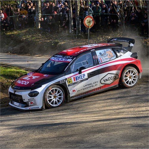 IXO Lancia Ypsilon Rally2 HF Integrale - 2026 Rally Croatia - #29 Yohan Rossel 1:43 model car