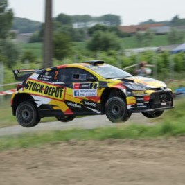 IXO Toyota GR Yaris Rally2 - 2026 Rally Ypres - #2 Stephane Lefebvre 1:43 model car