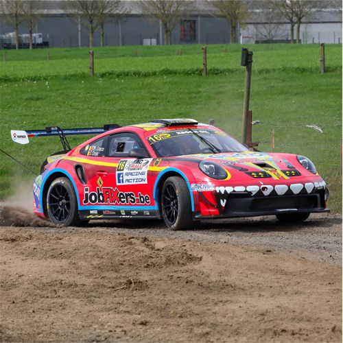 IXO Porsche 911 (992) Rally GT - 2026 Rally Ypres - #3 Kris Meeke 1:43 model car